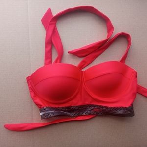 Red bathing suit, swimwear